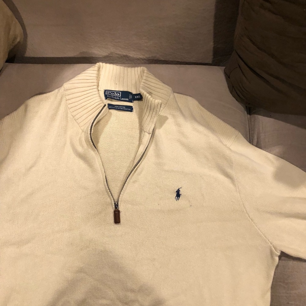 Polo half zip sweatshirt